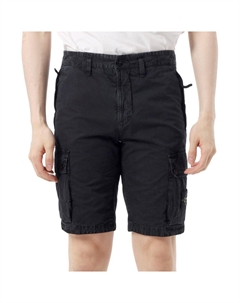 Шорты карго с компасом, черный Stone island