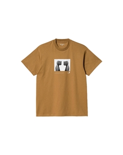 Футболка с принтом, коричневый Carhartt wip