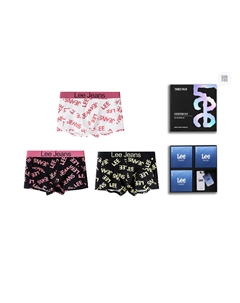 Подарочный набор мужских трусов, черный Lee
