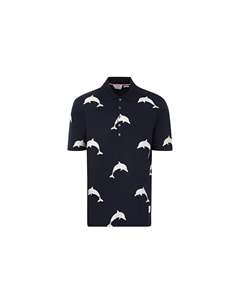 Мужская поло темно-синего цвета Thom browne