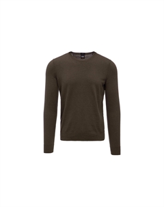 Трикотажный свитер мужской зеленый Hugo boss