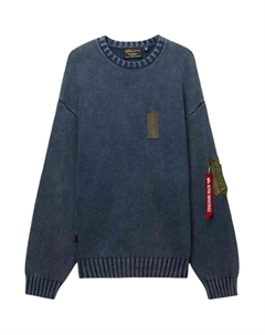 Кардиган с карманом, синий Alpha industries