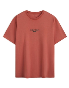 Футболка SS25 мужская, красный Calvin klein