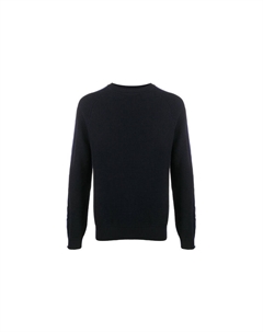 Свитер с накладным логотипом, синий Moncler