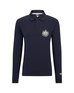 Мужская поло морского синего цвета Hugo boss