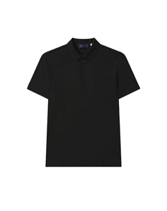 Мужская черная поло Fila