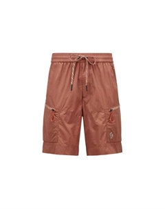 Повседневные шорты мужские оранжевые Moncler