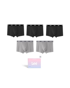 Мужские трусы-боксеры, серый Lee