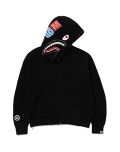 Вязаный свитер мужской, черный A bathing ape®