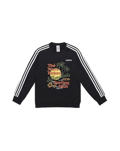 Свитшот мужской с 3 полосками, черный Adidas