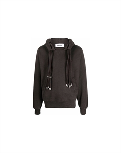 Хлопковый худи со шнурком, коричневый Ambush