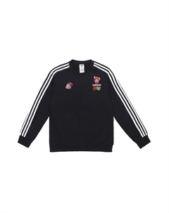 Свитшот мужской с 3 полосками, черный Adidas