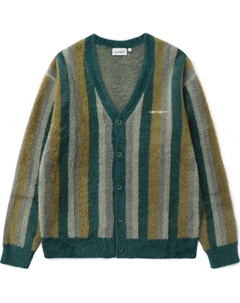 Вязаный свитер мужской, зеленый Carhartt wip