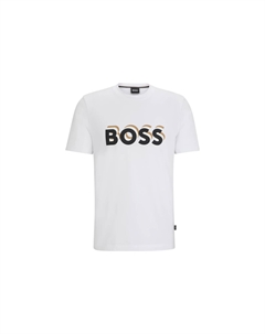 Футболка с принтом логотипа, белый Hugo boss