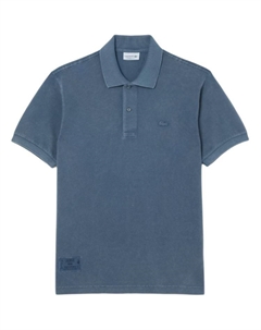 Поло с эффектом состаренности, синий Lacoste