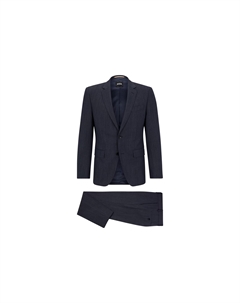Мужской деловой костюм темно-синий Hugo boss