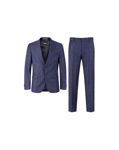 Мужской деловой костюм темно-синий Hugo boss