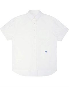 Оверсайз хлопковая рубашка, белый Ader error