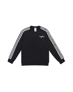 Свитшот мужской с 3 полосками, черный Adidas