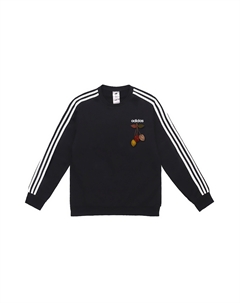 Свитшот мужской с 3 полосками, черный Adidas