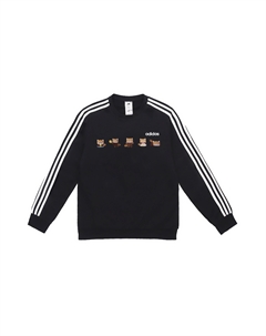 Свитшот мужской с 3 полосками, черный Adidas