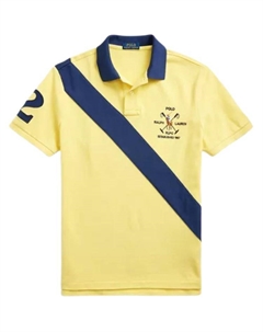 Мужская поло желтого цвета Polo ralph lauren