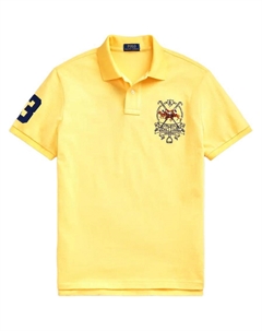 Мужская поло желтого цвета Polo ralph lauren