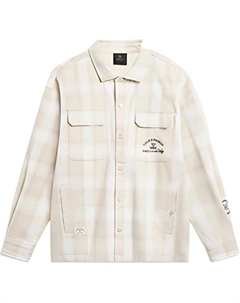 Рубашка мужская Silver Fir Gray Plaid Li-ning