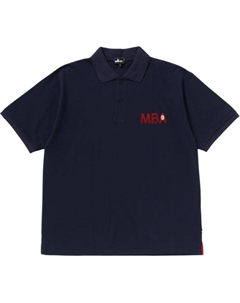 Базовый поло Bape, темно-синий A bathing ape®