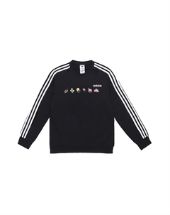 Свитшот мужской с 3 полосками, черный Adidas