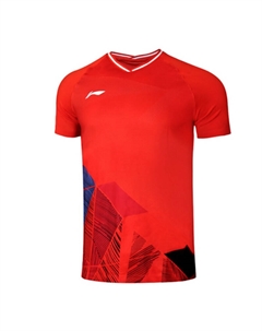 Футболка Badminton Clothing Men's Red Li-ning