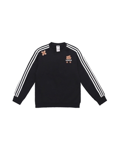 Свитшот мужской с 3 полосками, черный Adidas