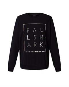 Яхтенный свитшот мужской черный Paul & shark