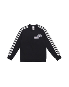 Свитшот мужской с 3 полосками, черный Adidas