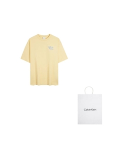 Футболка мужская, светло-желтый Calvin klein