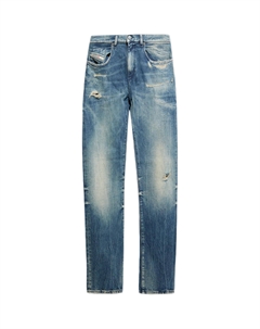 Рваные джинсы, синий Diesel