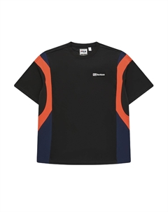 Футболка мужская элегантная black Fila fusion