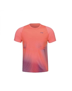 Футболка Badminton Clothing Men's Pink Li-ning