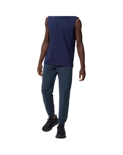 Вязаные спортивные штаны мужские синие Uniqlo