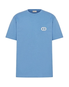 Футболка мужская синяя Dior