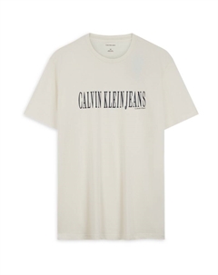 Футболка мужская, слоновая кость Calvin klein