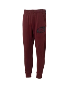 Вязаные спортивные штаны мужские красные Nike