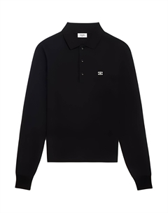 Мужская черная поло Celine