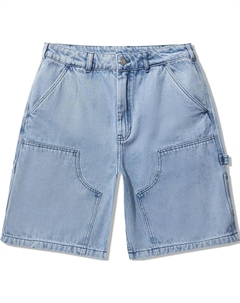 Джинсовые шорты мужские светло-голубые Li-ning