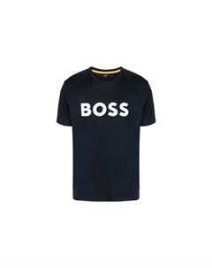 Футболка с принтом логотипа, синий Hugo boss