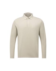 Длинный рукав поло мужская, красный Descente