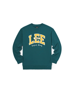 Зеленый мужской свитшот Lee