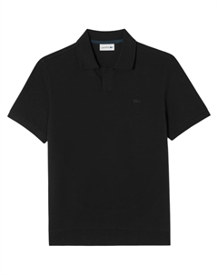 Мужская черная поло Lacoste