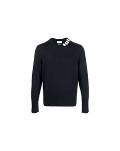 Свитер SS22 мужской морской синий Thom browne