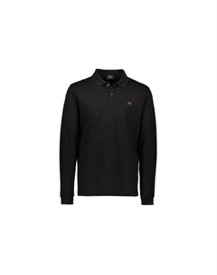 Поло с вышитым логотипом, черный Paul & shark